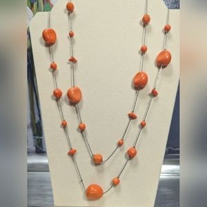 *5 for $25* Layering necklace with chain and beads